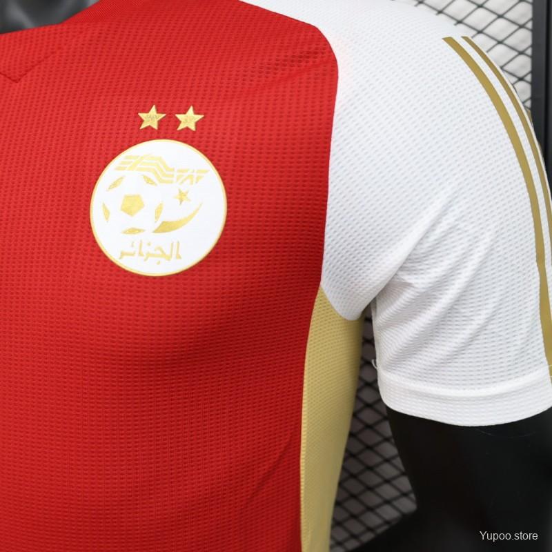 Maillot de football Algérie Rouge 2024 [Livraison 10-13 jours]