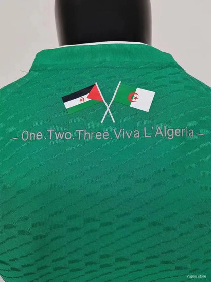 Maillot de football Algérie Palestine Vert 2024 [Livraison 10-13 jours]