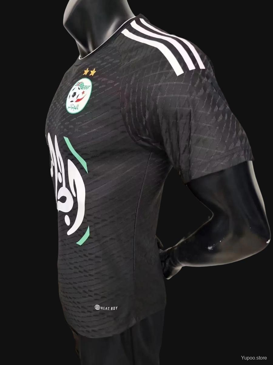 Maillot de football Algérie Palestine Noir 2024 [Livraison 10-13 jours]