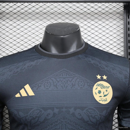 Maillot de football Algérie Noir 2024 [Livraison 10-13 jours]