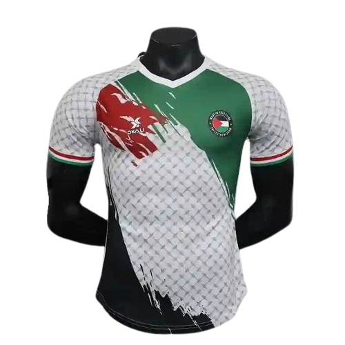 Maillot Palestine Blanc Vert [Livraison 10-13 jours]