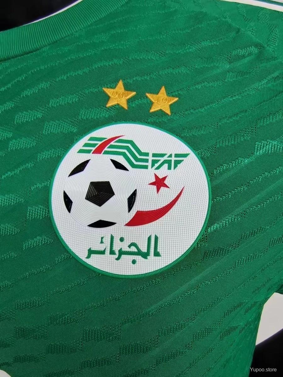 Maillot de football Algérie Palestine Vert 2024 [Livraison 10-13 jours]