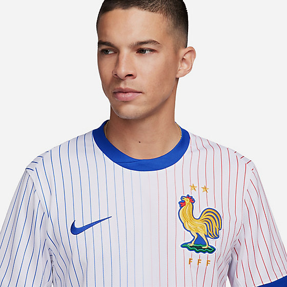 Maillot de football homme France extérieur Euro 2024 [Livraison 10-13 jours]